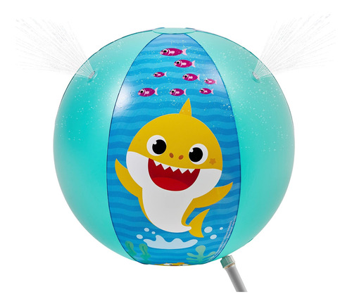 Little Kids Baby Shark - Rociador Inflable, Color Azul