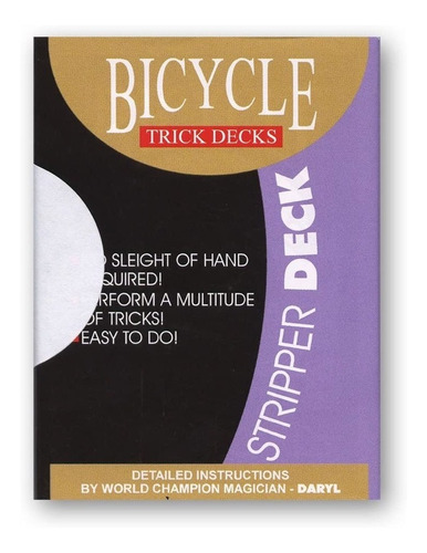 Imagen 1 de 1 de Stripper: Cartas Para Magia Stripper Marca Bicycle