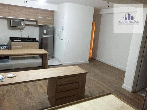 Imagem 9 de 30 de Apartamento À Venda Na Consolação, Edifício Mood, 1 Suíte, 1 Banheiro, 1 Sala Ampla, 1 Vaga De Garagem, 48m², São Paulo. - Ap1227