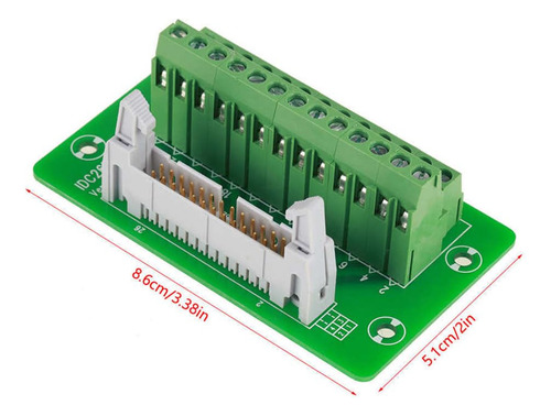Idc26 Placa De Ruptura 2x13 26pins Conector De Bloque De Ter