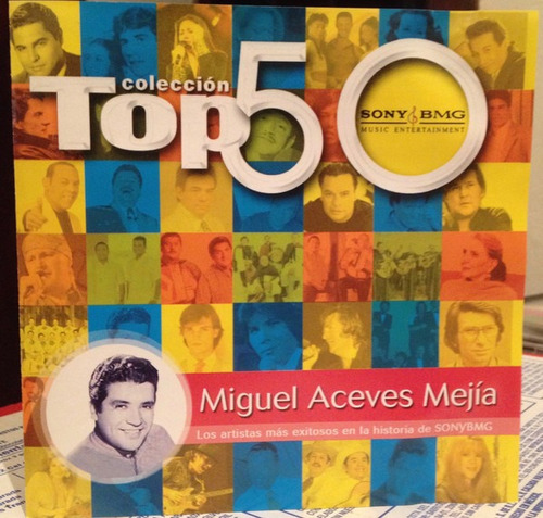 01 Cd: Miguel Aceves Mejía: Colección Top 50 Sony Bmg