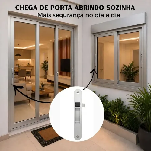 Fecho Concha Click Fec 630f 162mm Als Janela Porta Fosco