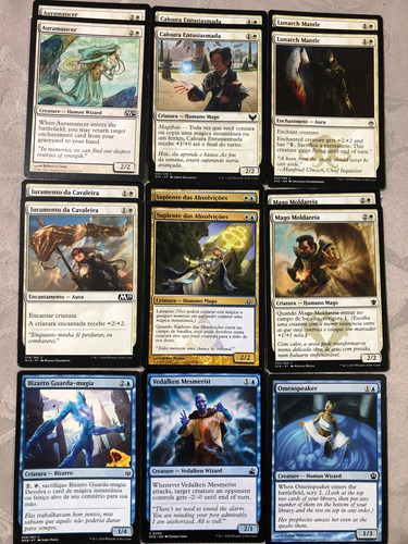 Deck Pauper Magos Azorius Auras Magic The Gathering L72 L72 Inglês E Português (Usado)