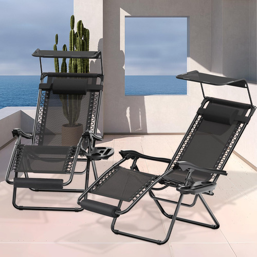 Monibloom Zero Gravity Sillas Reclinables Patio Tumbona Mmg