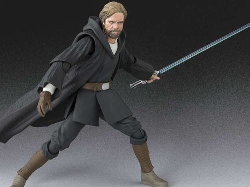 Luke Skywalker Battle Of Crait Shfiguarts Starwars Last Jedi