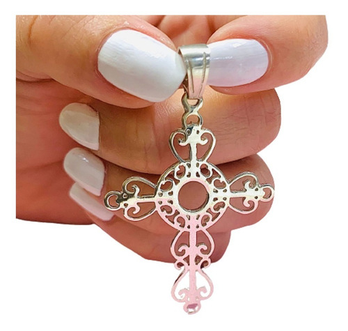 Dije Cruz Religiosa Unisex Plata 925 Ideal Regalo D 454 