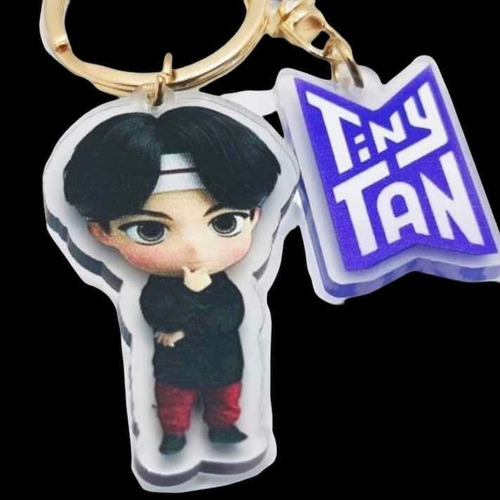 Llavero Coreano De Moda Kpop / Tiny Tan Jin (2pz)
