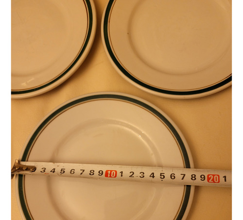 Plato Postre Mesa Porcelana Lozadur Argentina Ocho (Usado)