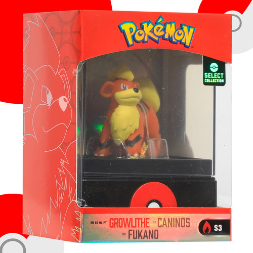 Pokemon Select Growlithe Figura De Coleccion Original