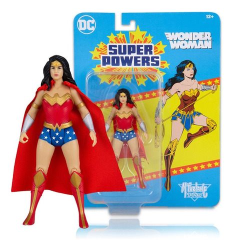 Dc  Super Powers Wonder Woman 4 PuLG Mcfarlane Orig. Replay