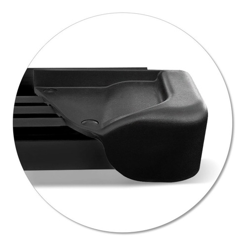 Imagem 5 de 5 de Estribo S10 Cd 2015 2016 2017 Lateral Aluminio Preto Gtnox