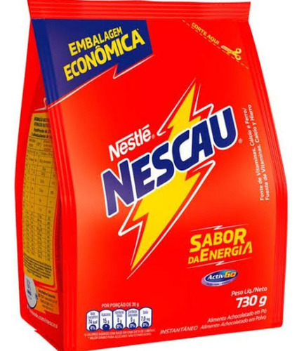 Achocolatado Em Pó Nescau Sache 730gr