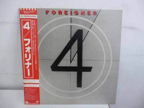 Foreigner 4 Vinilo Japones Con Obi Jcd055