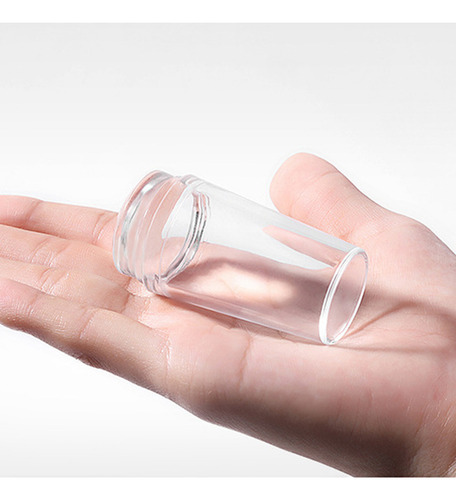 Estampador De Uñas De Silicona Transparente De Doble Cara Co