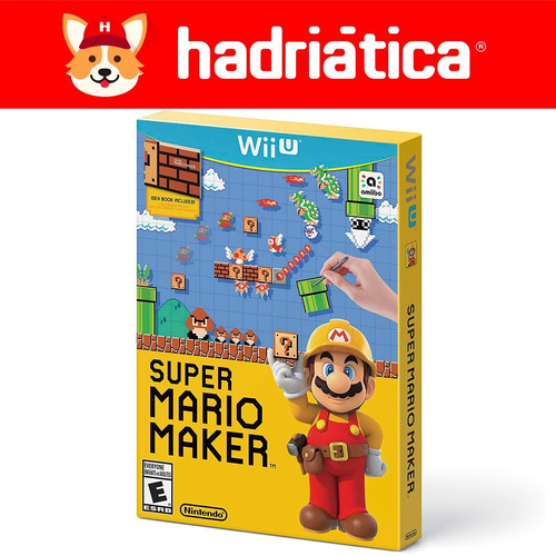 Super Mario Maker Wii U Fisico Con Libro Idea Book - Sellado