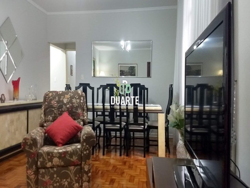 Imagem 3 de 30 de Vendo Apartamento Lindo No Boqueirão Em Santos, 3 Quartos, Varanda, 121m2 Úteis, 1 Vaga, Portaria 24 Horas, - Ap03498 - 69184632