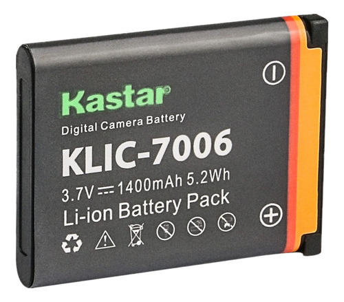 Kastar Batería Para Kodak Klic- Y Kodak Easyshare M873 M88.