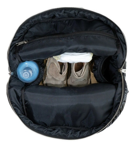 Mochila Urbana Termica Impermeable Celsius Dubai Maternal Color Negro Metalizado Diseño De La Tela Lisa