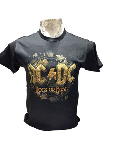 Remera Ac/dc Rock Or Bust Calidad Premium Ac Dc