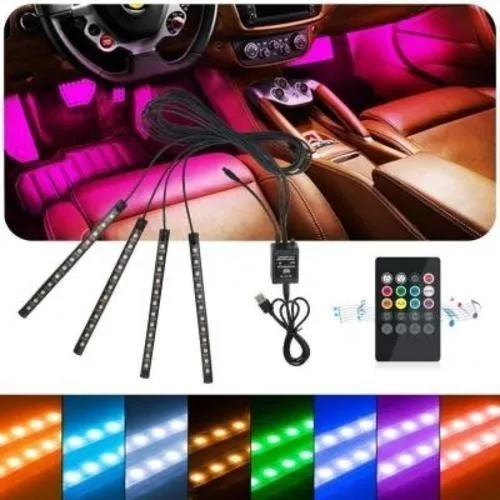 Como Instalar Luces LED Multicolores en el Interior de un Carro