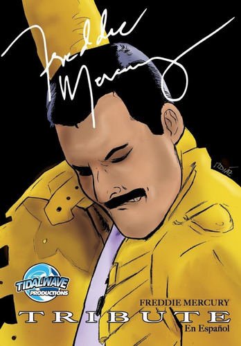 Libro Freddie Mercury Tribute Biografia Comic [ Español] Dhl