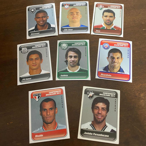 8 Figurinhas Do Campeonato Brasileiro 2011 Panini