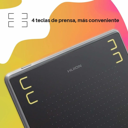 .. Tableta Digitalizadora Negra Huion Inspiroy H430p