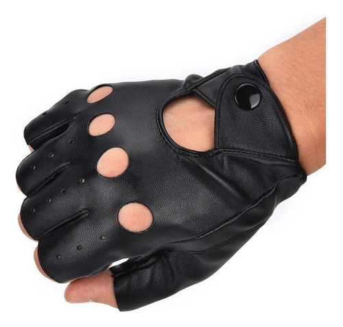 1 Par De Guantes Modernos De Motor Punk Unisex, Aleta De Pie