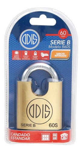 Candado Odis B60s 60mm - Serie B