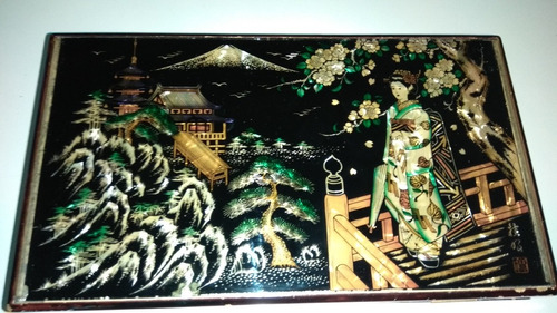 Antigua Caja Musical Alhajero Japones 30x17
