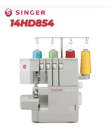 Imagen 1 de 1 de Máquina Overlock Singer Heavy Duty 14hd854
