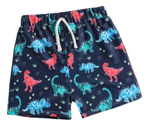 Pantalones De Playa Con Estampado De Dinosaurios Bonitos Par