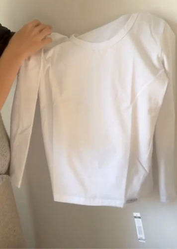 Remera Manga Larga Termica Cuello Redondo - Camiseta