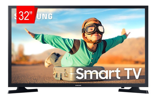 Imagem 1 de 6 de Smart Tv Led Samsung 32 Polegadas Hd 32t4300 Tizen