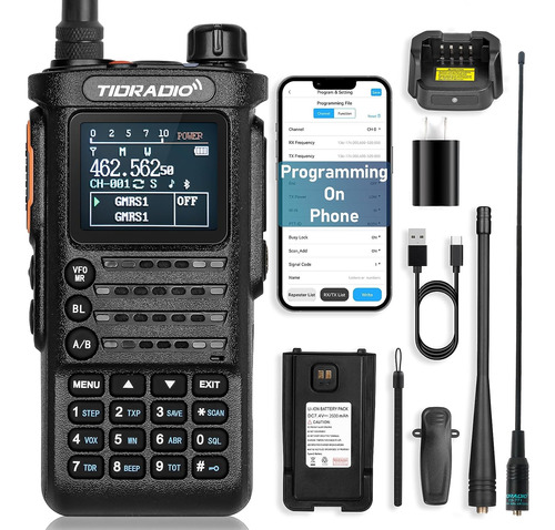 Td-f6 - Radio De Mano De Alta Potencia Uv-5r Actualizada De 