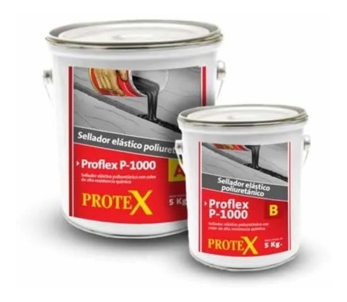 Proflex P1000 Sellador Poliuretano Resiste Hidrocarburos 5kg