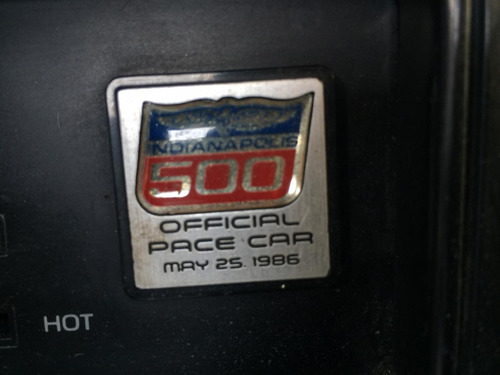 Corvette Conversivel 1986 Edição Pace Car Indianapolis