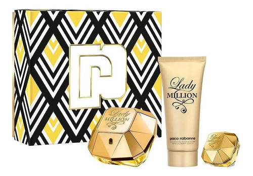 Paco Rabanne Lady Million 80ml Edp Kit Perfume Feminino