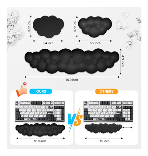 Y Mouse Pad Ergonómico Set Para Juego De Para Ratón Y