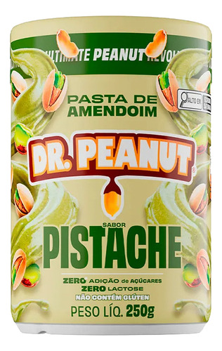 Pasta De Amendoim Pistache Com Whey Dr. Peanut 250g