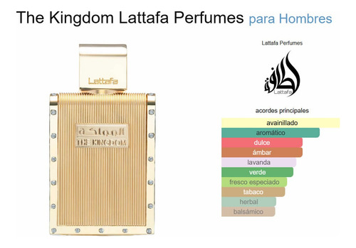 Perfume The Kingdom Para Hombre Cautivador Edp 100ml