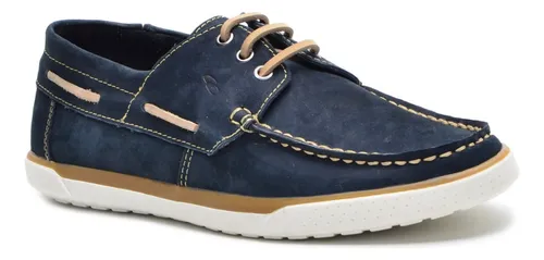 Sapato Social Mocassim Dockside Masculino De Couro Legítimo