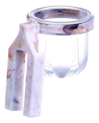 Kit 2 Unidades - Suporte Alto Porta Vitamina Coleira Mármore