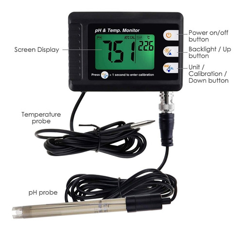 Monitor De Ph Y Temperatura