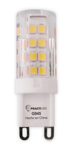 Imagen 1 de 4 de Lamparas Bipin Led G9 4.5w No Dimmerizable Pack X 10