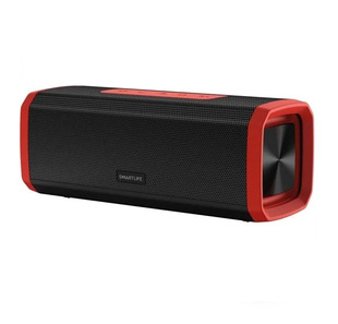 Parlante Bluetooth Smartlife Sl-bts780br Negro Con Rojo