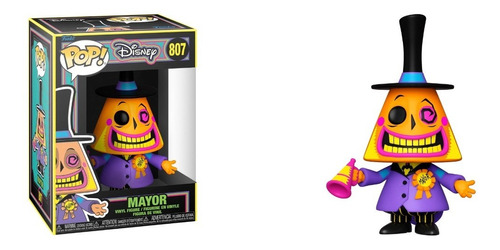 Funko Pop Vinyl El Extraño Mundo De Jack - Mayor Blacklight