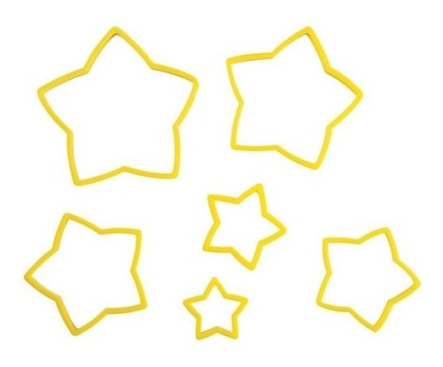 Juego Cortador Estrella Plástico 6 Pzas Wilton 2304-111