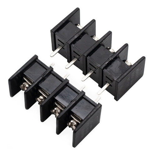 5 Pzs Bloque De Conexión 4 Pines 7.62mm Kf25c Clema Bornera