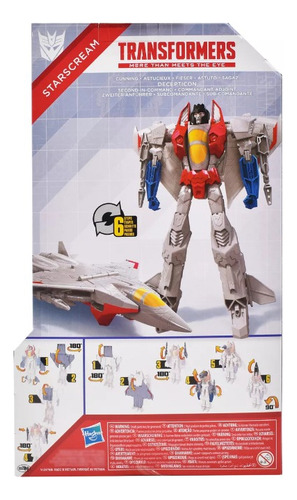 Figura De Acción Transformers Authentic Hasbro Starscream